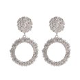 thumbnail image 1 of LLQkigsxse Hoops Earrings Elegant Charm Boho Statement Big Geometric Round Drop Dangle Stud Earrings, 1 of 1
