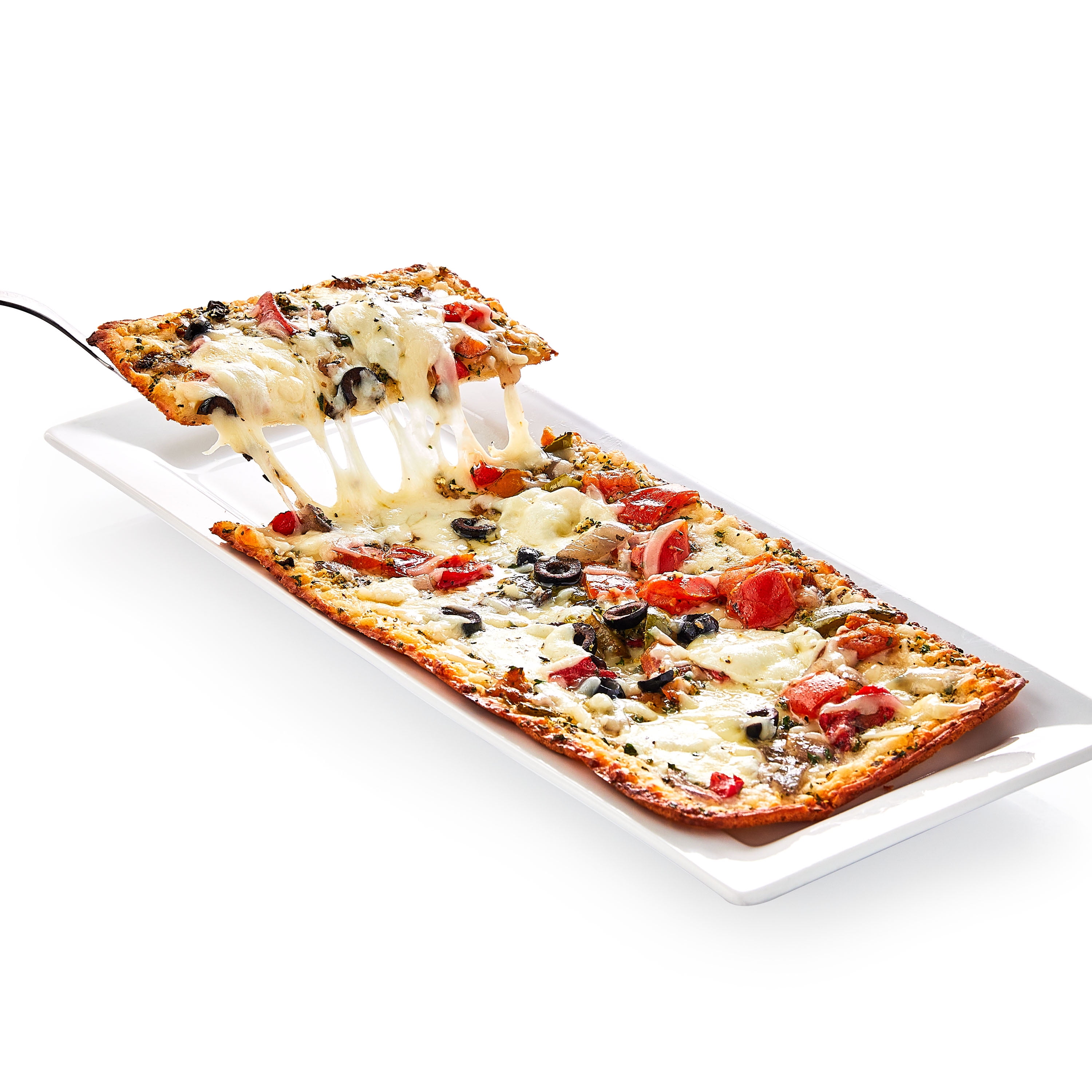 Marketside Fire Roasted Vegetable Flatbread Pizza with Cauliflower Crust, 12.25 oz