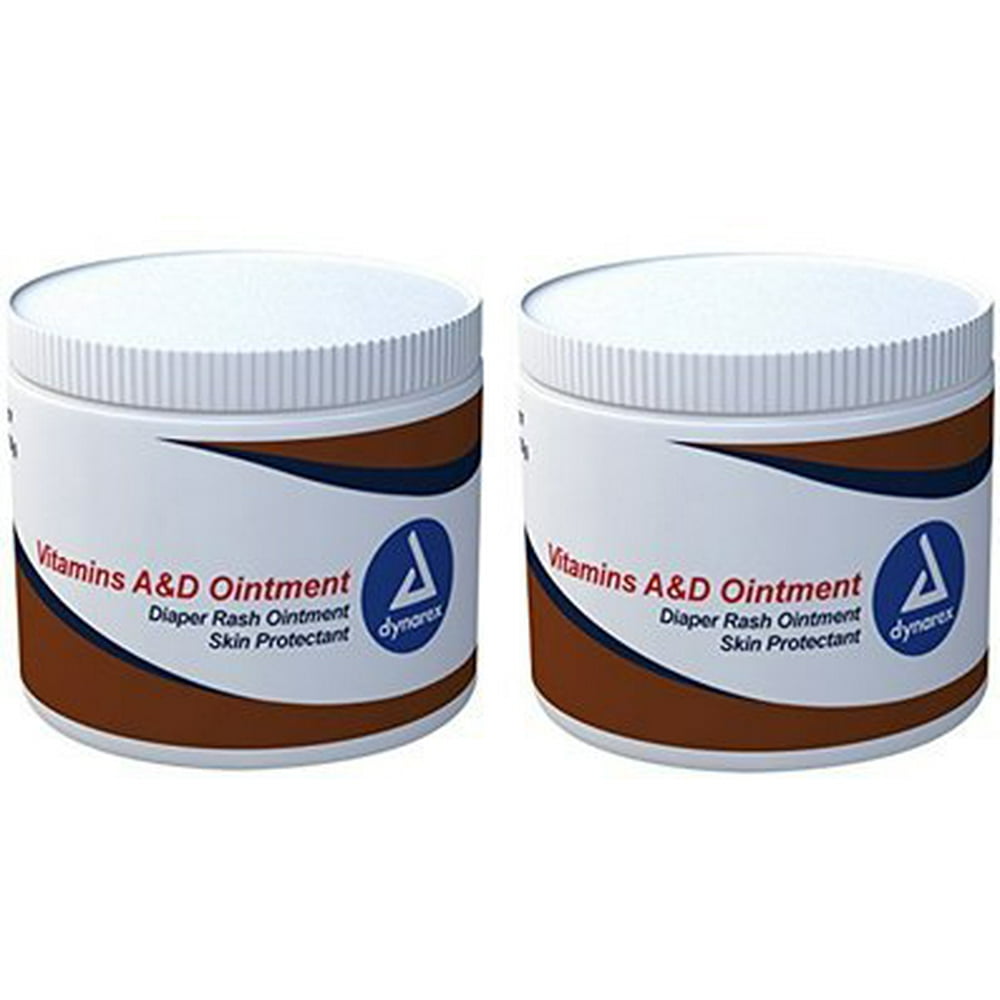 Dynarex Vitamins A & D Ointment, 15 oz Jar (2)