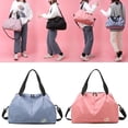 thumbnail image 2 of Sonducket Bolsa de viaje de repuesto de Color sólido, telescópica, de gran capacidad, con asa de elevación de un solo hombro, bolsa para Bolsas de mensajero y de hombro Rosa oscuro, 2 of 6
