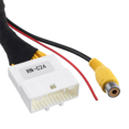 thumbnail image 4 of 4X Car 24Pin Video Input Switch Reverse Parking Camera RCA Adapter Cable for Stepway Vivaro Sandero 4, 4 of 6