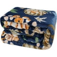 thumbnail image 3 of Serafina Home Soft Fall Throw Blanket, 50" x 60", Country Pumpkins, 3 of 10