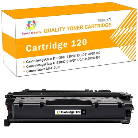 Toner H-Party 1-Pack Compatible Toner Cartridge for Canon 120 CRG-120 imageCLASS D1120 D1550 D1150 D1320 D1350 D1520 D1100 D1370 D1180 D1170 Black