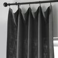 thumbnail image 2 of Lead Grey Belgian Heavy Faux Linen Curtain (1 Panel), 50W X 84L, 2 of 8