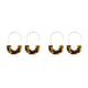 thumbnail image 2 of Qarigey Pendientes colgantes colgante semicírculo pendiente de mujer regalo de aniversario elegante gancho para la oreja Simple fiesta playa, 2 of 6