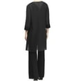 thumbnail image 4 of Fanxing Sweatsuits 2pcs Sets Womens Plus Size 3 Pieces Dress Set for Women 2025 Plus Size Mother of The Bride Pant Suit Chiffon Lace Cardigan Jacket Clearance Deals 2025, 4 of 6