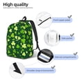 thumbnail image 5 of Balery Happy St. Patrick's day Vintage Canvas Backpack for Men and Women - Large Capacity, Durable Travel Laptop Bag for School, Work, Hiking, and Outdoor Activities, 5 of 7