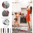 thumbnail image 6 of Kitchen Rugs and Mats Set of 2 Christmas Red Truck Xmas Tree Bird Winter Snowy Kitchen Sink Mat,Non-Slip Area Runner Rug,Washable Floor Mat for Home Dining Room Office 18"x30"+18"x48", 6 of 6