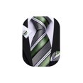 thumbnail image 1 of Set de Corbata Rayada Barry.Wang Verde Salvia y Negro, 1 of 6