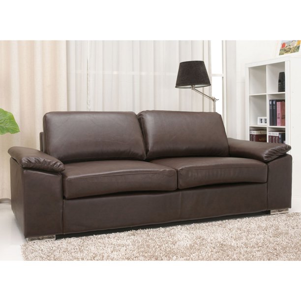 Gold Sparrow Hampton Leather Sofa