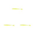 thumbnail image 2 of Cebo de pesca Soidarity 11CM gusanos falsos amarillo fluorescente, 2 of 6