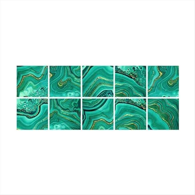 Pegatinas Adhesivas Decorativas de Mármol para Azulejos de Baño y Cocina, Decoración Autoadhesiva Impermeable D S