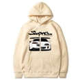 thumbnail image 1 of Sudadera con capucha de Initial D Supra para hombre y mujer, ropa con estampado JDM de Manga larga, holgada, informal, japonesa, 2023, 1 of 3