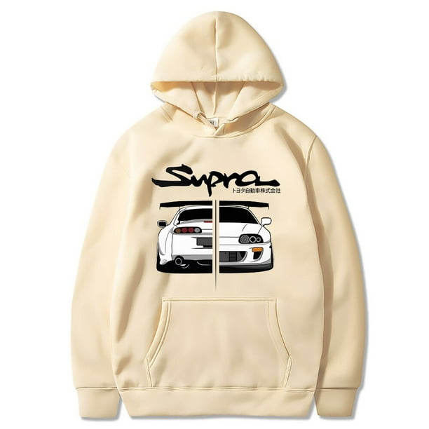Sudadera con capucha de Initial D Supra para hombre y mujer ropa con estampado JDM de Manga larga holgada informal japonesa 2023 Walmart en linea