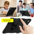 thumbnail image 7 of Kebiory Onn 11 inch Tablet Pro 2024 Model Case/Onn 11 inch Tablet Pro Model 100146660 Case,Shockproof Kids Case with Shoulder Strap for Walmart Onn 11" Tablet Pro 2024Model:100146660 (Black), 7 of 7