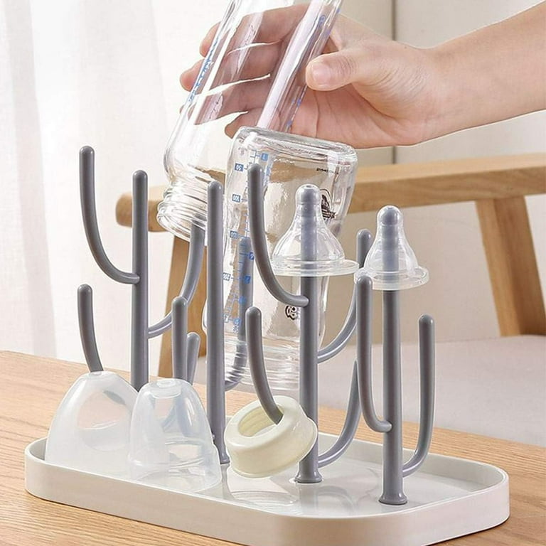 Cheeren Baby Bottle Drying Rack with Base, Tree Branch Design - Main Image
