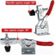 thumbnail image 3 of 2023 - 6 Pcs Gh-201b Horizontal Toggle Clamp, Toggle Clamp, Quick Release Clamp Capacity Quick Release Knee Lever Tensioners For Machinery, Woodworkin, 3 of 5