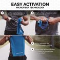 thumbnail image 5 of Cold Factor Instant Cooling Hoodie - Blue, One Size – Lightweight, UPF 50+ Sun Protection, Sweat-Wicking for Running, Hiking & Outdoor Sports, 5 of 8
