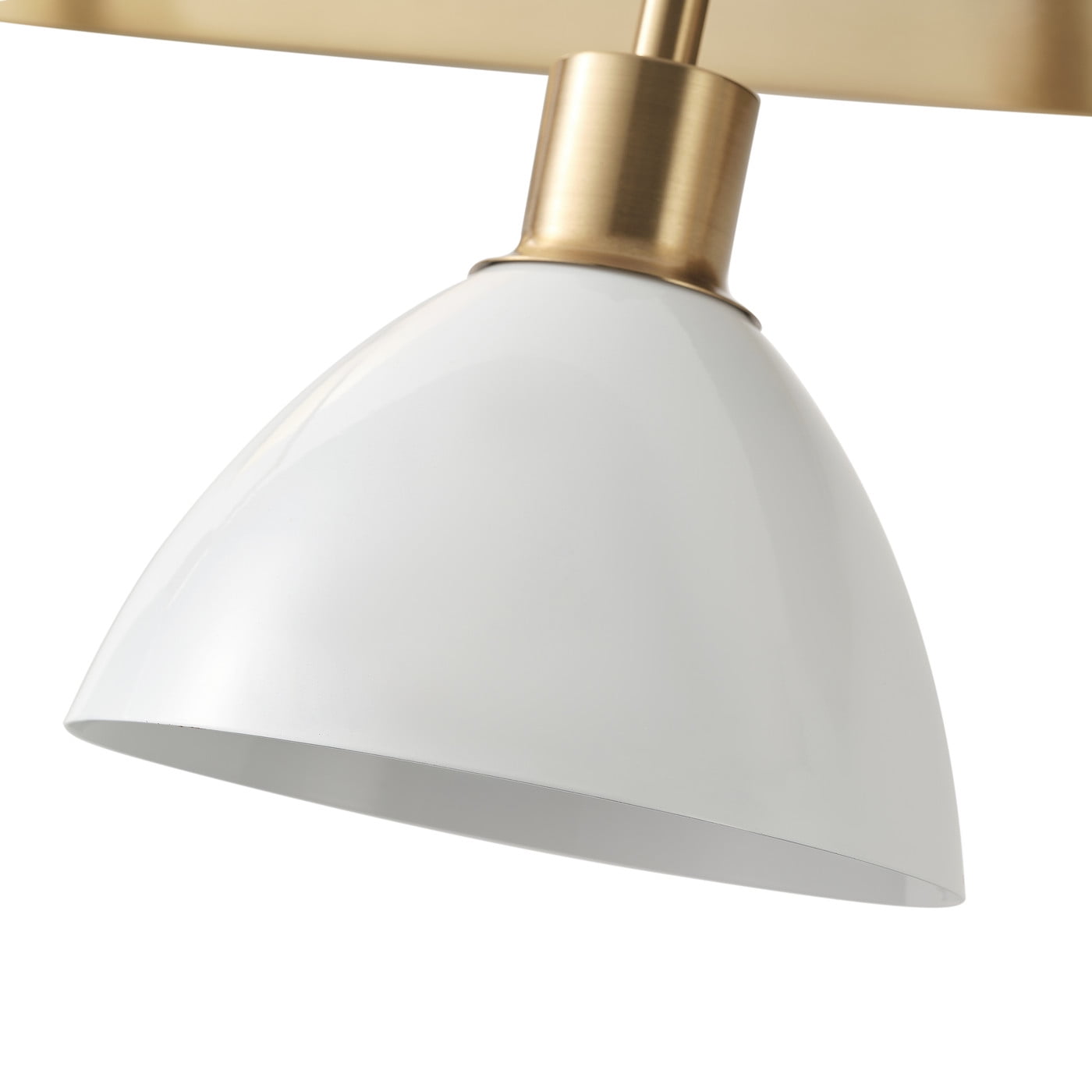 Modern Gold Bathroom Light Fixture 3-Light Milky White Glass Vanity Lighting Industrial Wall Sconce Over Mirror