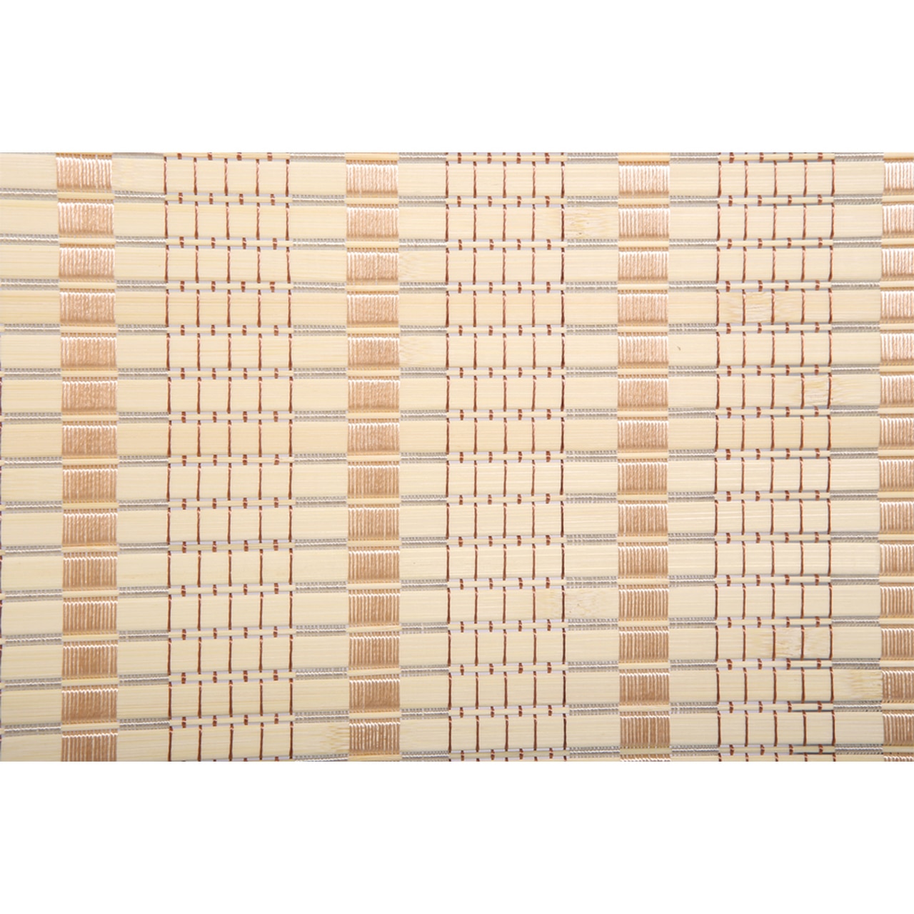 Legacy Decor Wood and Bamboo Weave 8 Panel Room Divider, 71" Tall, Natural Color - image 4 of 4
