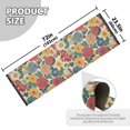 thumbnail image 5 of Yayeee Runner Rug for Bedroom 2'x6' Machine Washable Hallway Non Slip Mat, Vibrant Flowers Pattern, 5 of 8