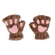 thumbnail image 3 of Kuymtek Guantes Peludos Dibujos Animados Pata Gato Regalos Gruesos Dedo para (café Claro), 3 of 9