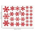 thumbnail image 3 of Hogloyecr Snowflake Window Clings Decals Christmas Glass Static Stickers for Xmas Holiday Winter Decoration red, 3 of 5