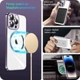 thumbnail image 3 of Designed for iPhone 14 Pro Case [Compatible with MagSafe Charger&Wallet ] Ultra Clear Shockproof Protective Cell Phone Cover Non-Yellowing Flexible Thin Covers -Purple, 3 of 14