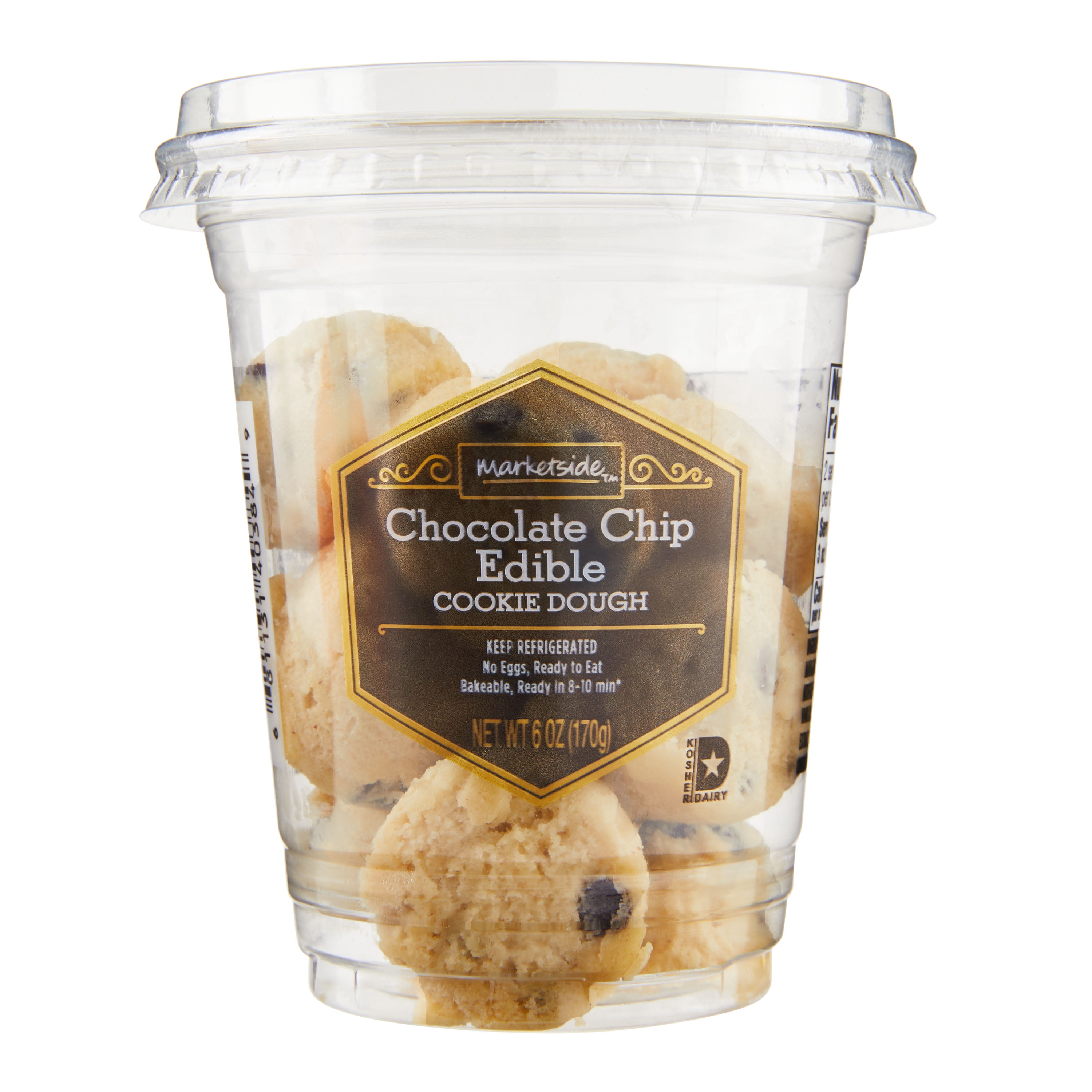 Marketside Chocolate Chip Edible Cookie Dough, 6 oz