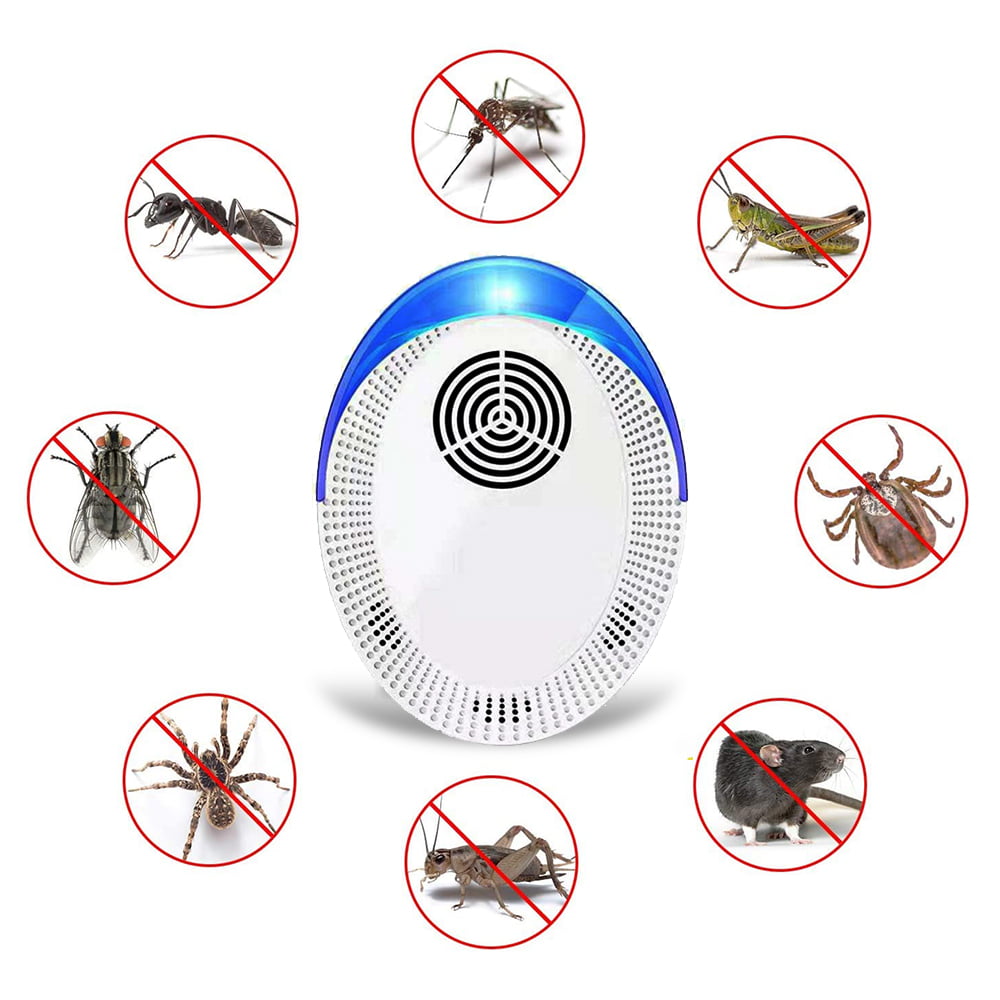 Ultrasonic Pest Repeller Ultrasound Spiders Mouse Roach Electronic Pest Reject 