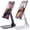 Black+White, variant on 2 Pcs Cell Phone Stand for Desk Adjustable & Foldable Phone Holder | Adjustable Angle Height, Fully Foldable&Portable, Compatible with iPhone/Smartphones