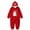 Y1-Red, variant on Pumpkin Onesie for Women Plush Pumpkin Costume Zip Up Flannel Wearable Hooded Jumpsuit with Hood 1 Piece Jumpsuit