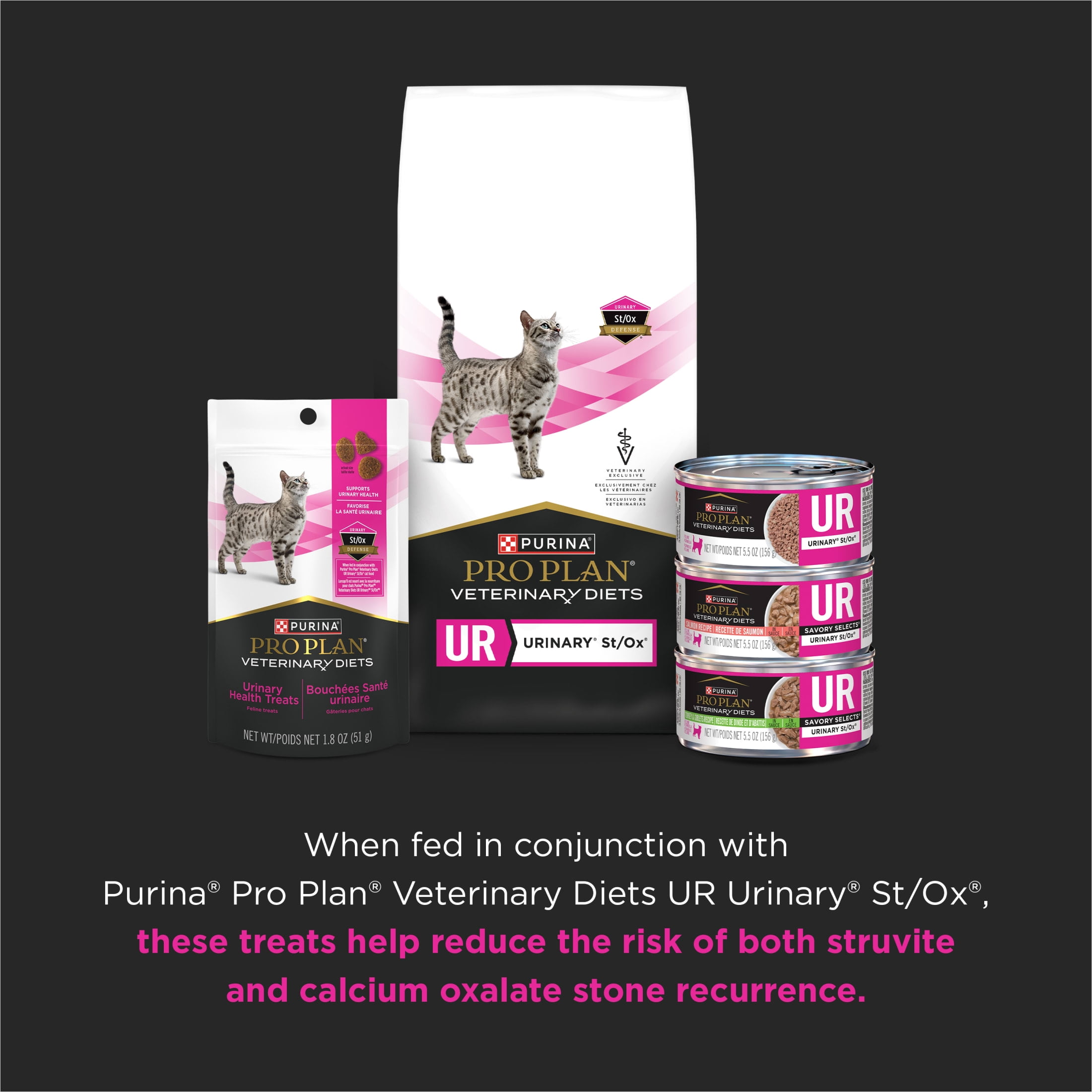 Purina Pro Plan Veterinary Diets Urinary Health Cat Treats, 1.8 oz Bag