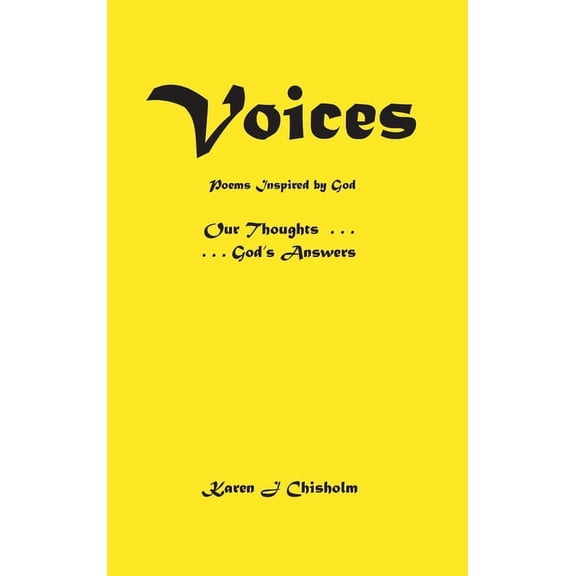 Voices: Poems Inspired by God, (Hardcover)