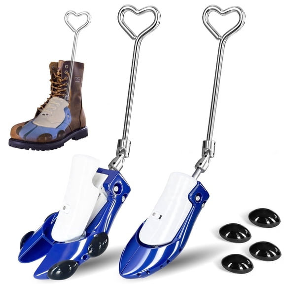 Boot Stretchers for Cowboy Boots 2 PCS Shoe Stretcher for Wide Feet Men Adjustable Length & Width for Men Women