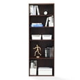 thumbnail image 2 of Furinno Wright 5-Shelf Bookcase, Brook Cherry, 17061BC, 2 of 6