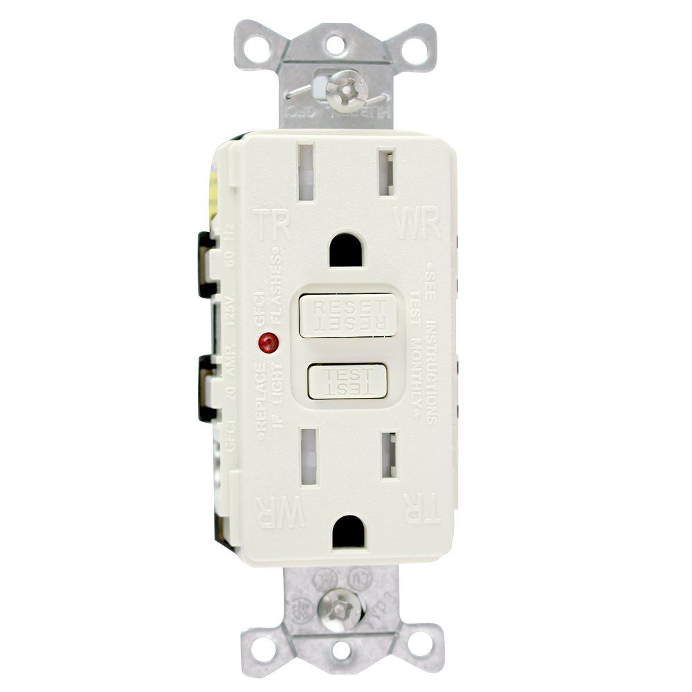 Hubbell Wiring Systems GFTR15LA tradeSELECT GFCI Duplex Receptacle with