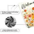 thumbnail image 4 of Welcome Fall Floral House Flags 28x40 Double Sided Wildflower Garden Flag Autumn Flags for Outside Farmhouse Porch Decorations Thanksgiving Yard Flag, 4 of 6