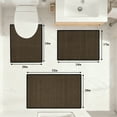 thumbnail image 3 of Bathroom Rugs Sets 3 Piece, Washable, Super Absorbent Bath Mat for Bathroom, Toilet and Tub, 3 of 10
