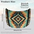 thumbnail image 7 of Uorisanigo Aztec Geometric Print Car Cover Comfortable Stretchable Car Hood Cover Washable Car Hood Cover Protector Universal Fit Auto Car Truck Van SUV Vehicles Decorate, 7 of 7