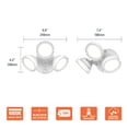 thumbnail image 3 of Halo Triple Head LED Floodlight TGS3S403FRRW - Selectable White, Integrated LED - White, 3 of 8