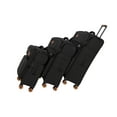 thumbnail image 2 of it Luggage Simultaneous 3 Piece Softside 8 Wheel Expandable Spinner Luggage Set, Black, 2 of 7