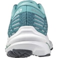 thumbnail image 2 of Mizuno Women's Wave Inspire 17 Waveknit™ Running Shoe, Size 7.5, Dusty Turquoise-Wht (5400), 2 of 5