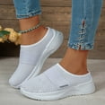 thumbnail image 2 of Mostsola Sneakers for Women Mules Walking Shoes Slip on Slides Comfortable Closed Toe Sandals, 2 of 9