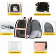 thumbnail image 4 of Breathable and lightweight pet bag,Innovative Traveler Bubble Backpack Pet Carriers for Cats and Dogs (Black), 4 of 7