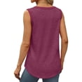 thumbnail image 7 of Womens Workout Clothes Kelon Tank Tops for Women Crew Neck Fashion Boho Clothes Dressy Casual Trendy Clothes, S, 7 of 7