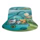 thumbnail image 1 of Octonautas Sombrero bucket para adultos, gorra de protección solar, sombrero de pescador plegable para viajes al aire libre, pesca y actividades de verano, 1 of 6