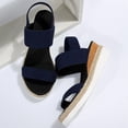 thumbnail image 4 of Women's  Shoes Comfortable Open Toe Elastic Ankle Strap Casual Sandal For Summer Shoes, 4 of 15