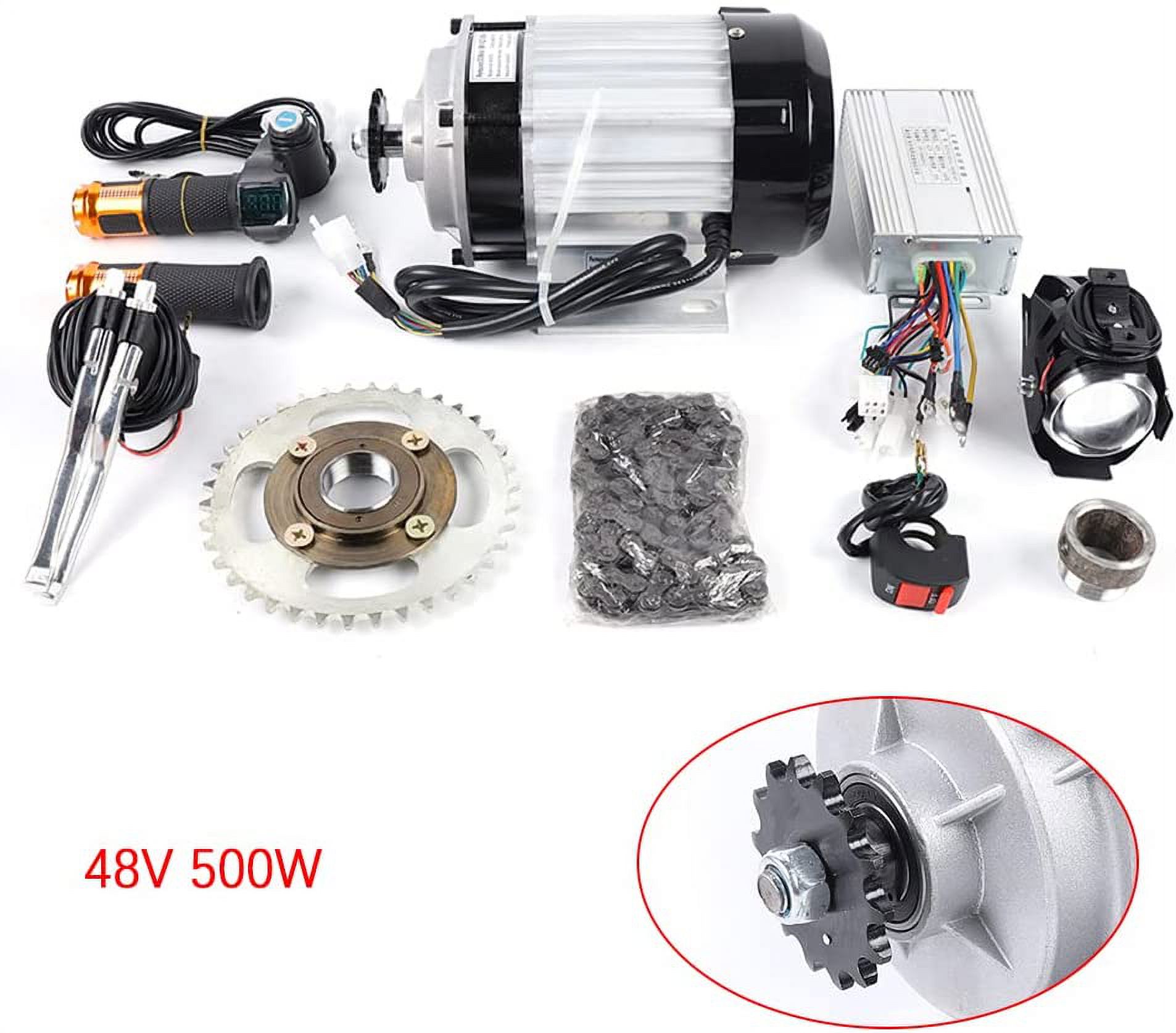 FETCOI 750W 500W 48V Electric Motor for Bicycle Brushless Motor E-Bike E-Tricycle Kit