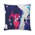 thumbnail image 2 of Ahgly Company Abstract Paint Splatter Outdoor Throw Pillow, 18 inch by 18 inch, 2 of 6